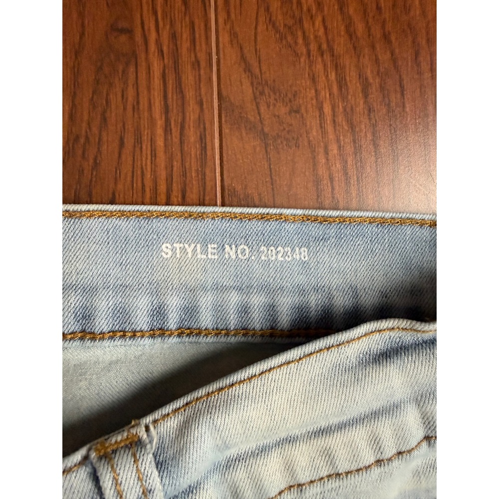 Purple Brand P001 Light Wash Logo Graphic Slim Fit Jeans Mens 38 Style‎ 202348 - Picture 4 of 8